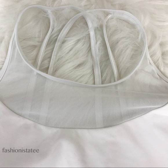 NWT LULULEMON CLIP IN LONG BRA WHITE - - Size 10 - Picture 4 of 8